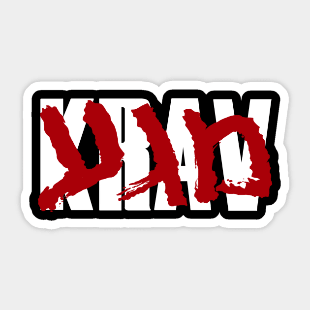 Krav Magakira - Vino v1 Sticker by Phobotech